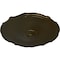 Ekena Millwork Pompeii Ceiling Medallion (Fits Canopies up to 2"), Hand-Painted Green Gold, 18 7/8"OD x 1 1/2"P CM18POGGS - alternate 2